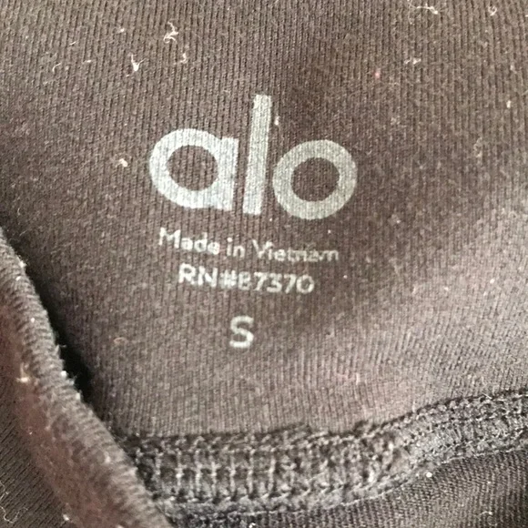 ALO YOGA Black Moto Leggings Size Small - Picture 4 of 12